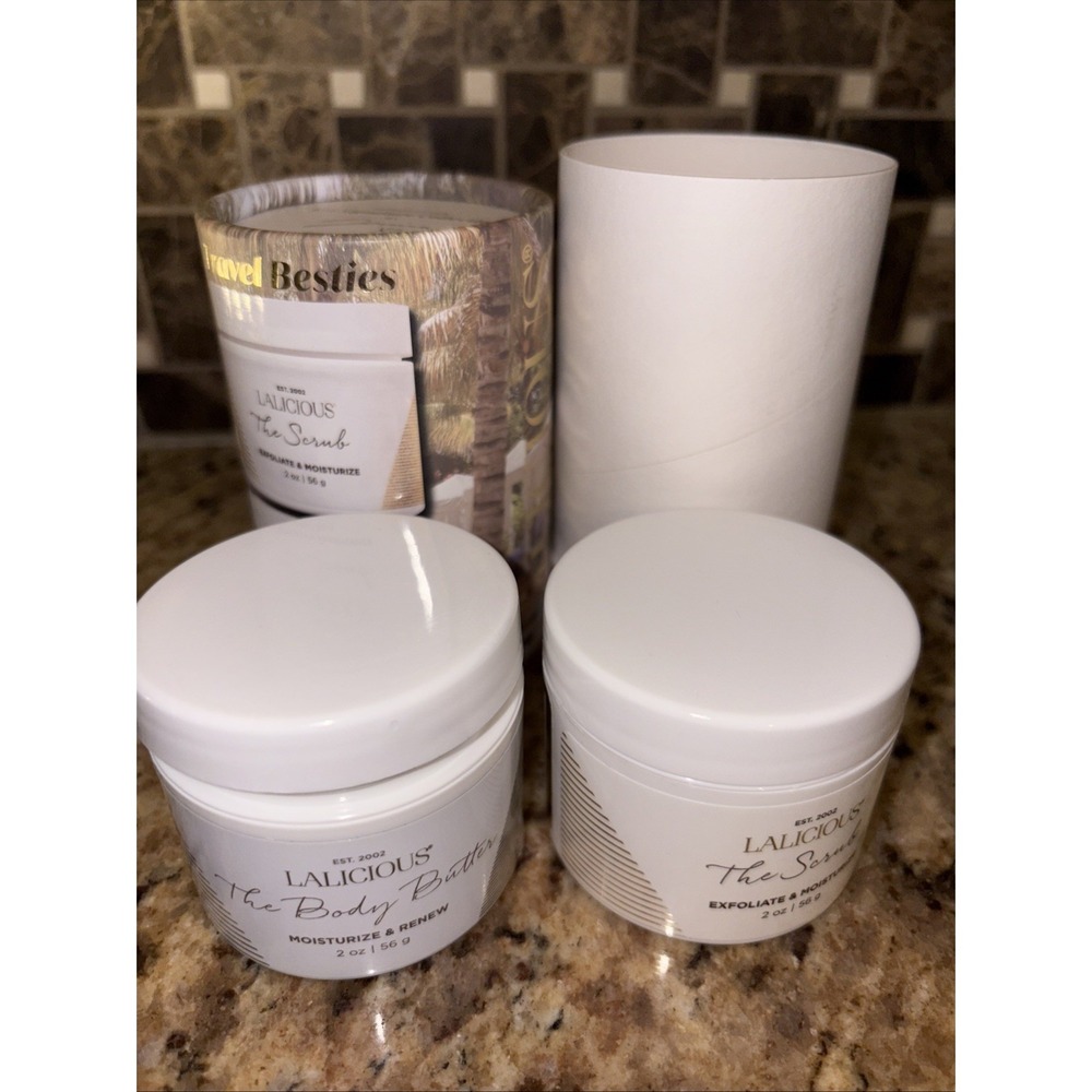 Lalicious Signature Collection Body Butter & Sugar‎ Scrub Duo 2oz/56g Each New